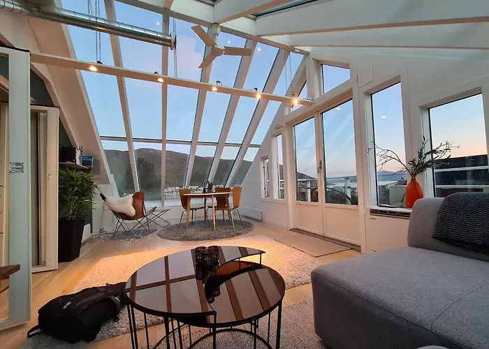 Glass Roof Private Loft In Tromso