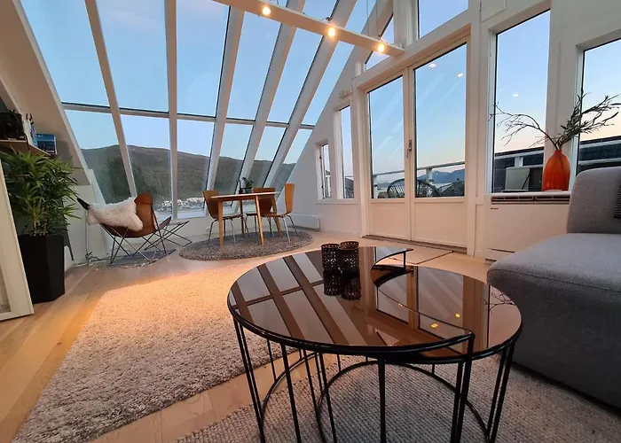 Glass Roof Private Loft In Tromso